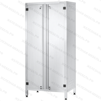 Шкаф кухонный ШЗКп - 1800х600х500 Profi Inox (дверь распашная, 3 сплошные полки)